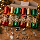 Pure Christmas Platinum Cracker 36cm (Set of 6) | Minimax