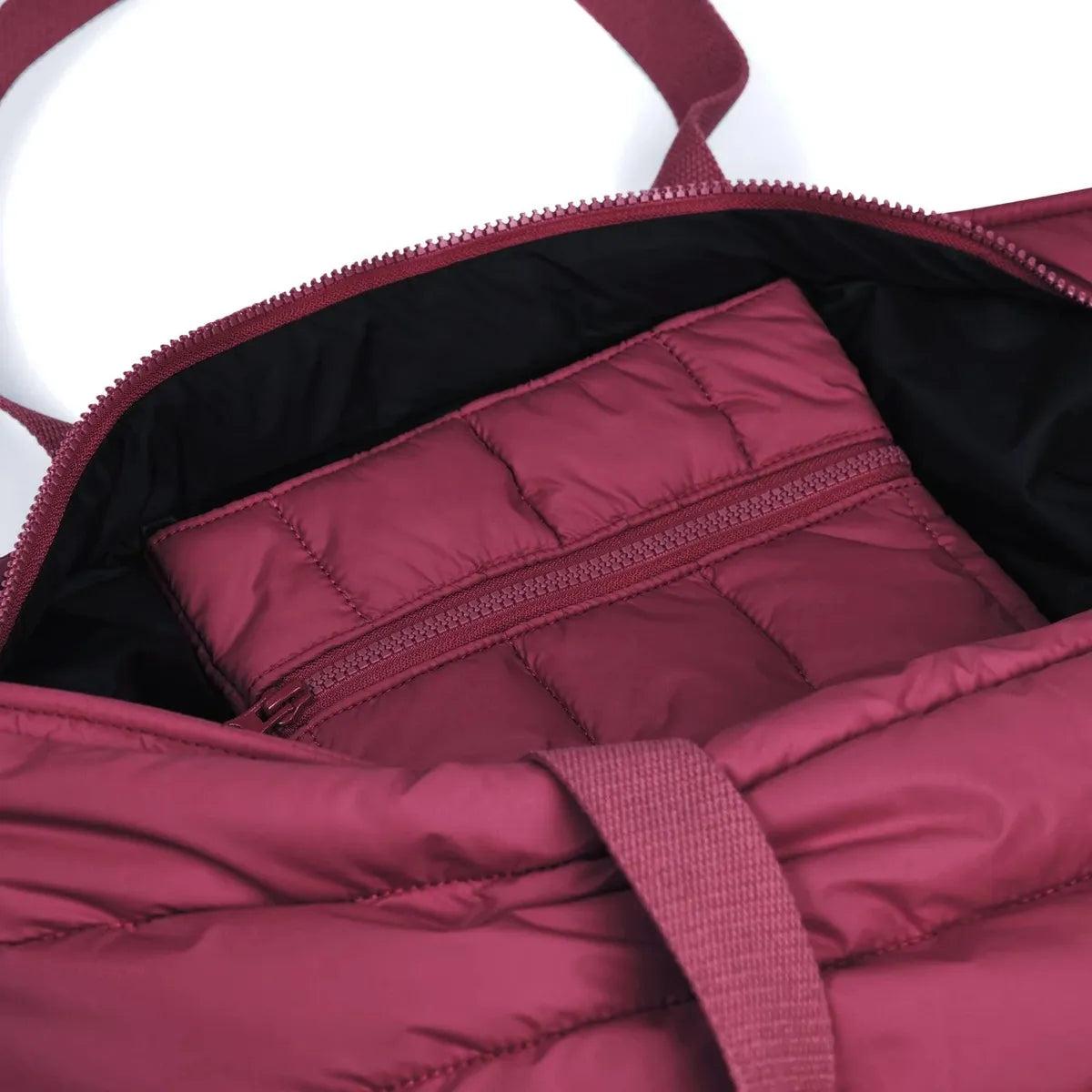 Base Supply Cloud Take It Base Shoulder Bag Burgundy 56x35x18cm