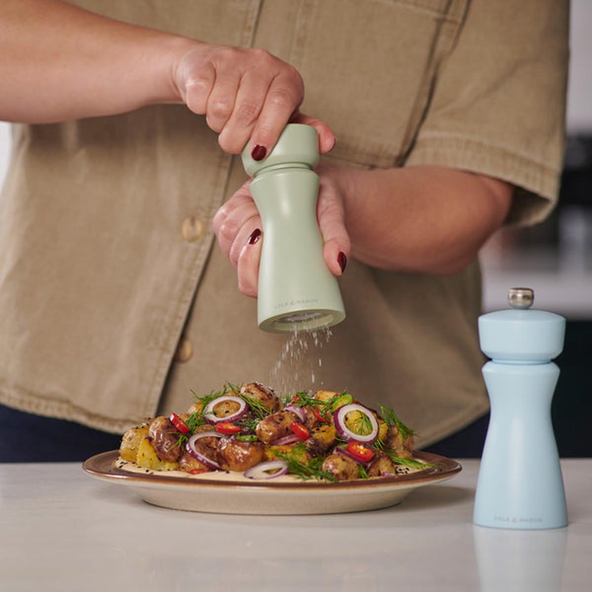 Cole & Mason Kenton Salt & Pepper Mill Sage | Minimax