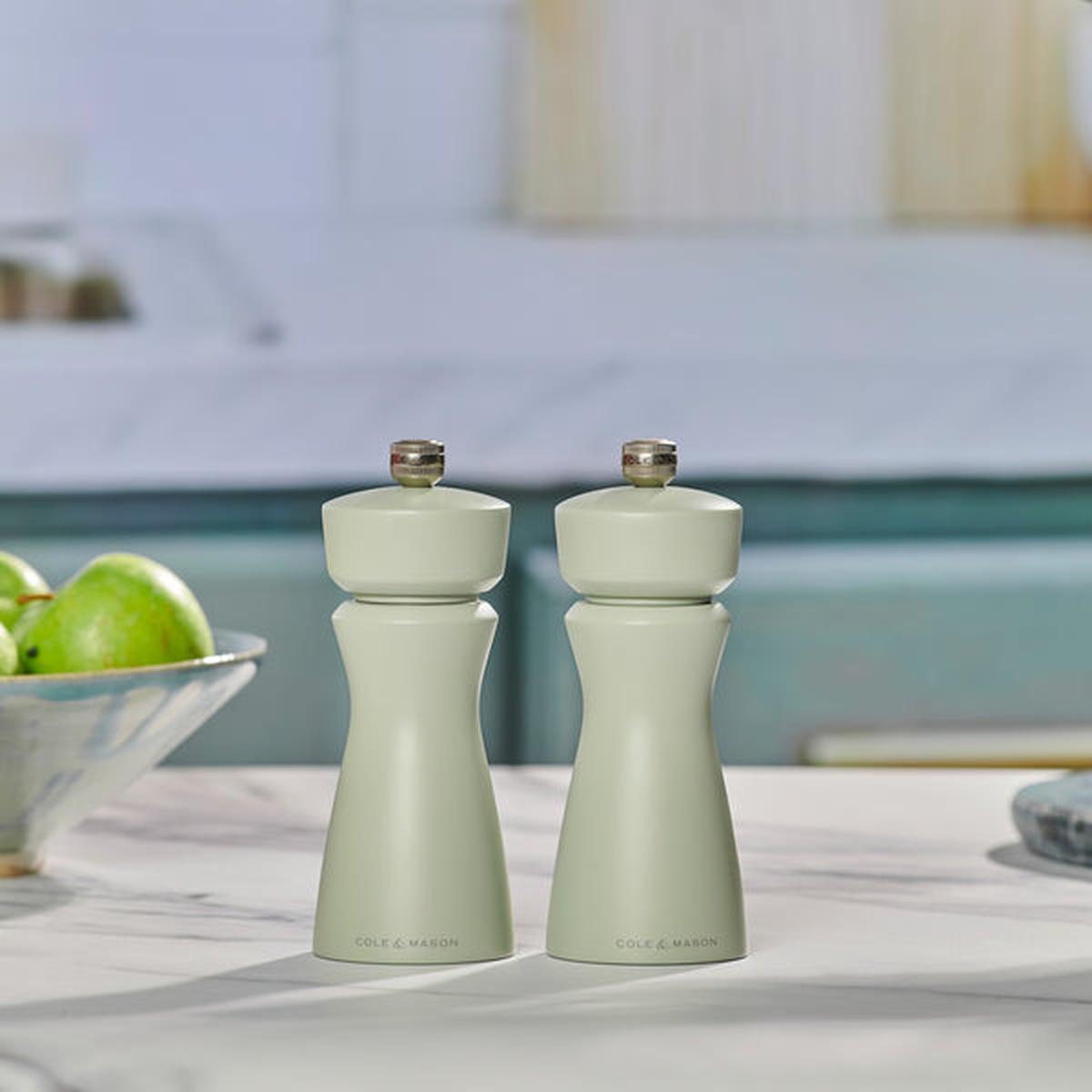 Cole & Mason Kenton Salt & Pepper Mill Sage | Minimax