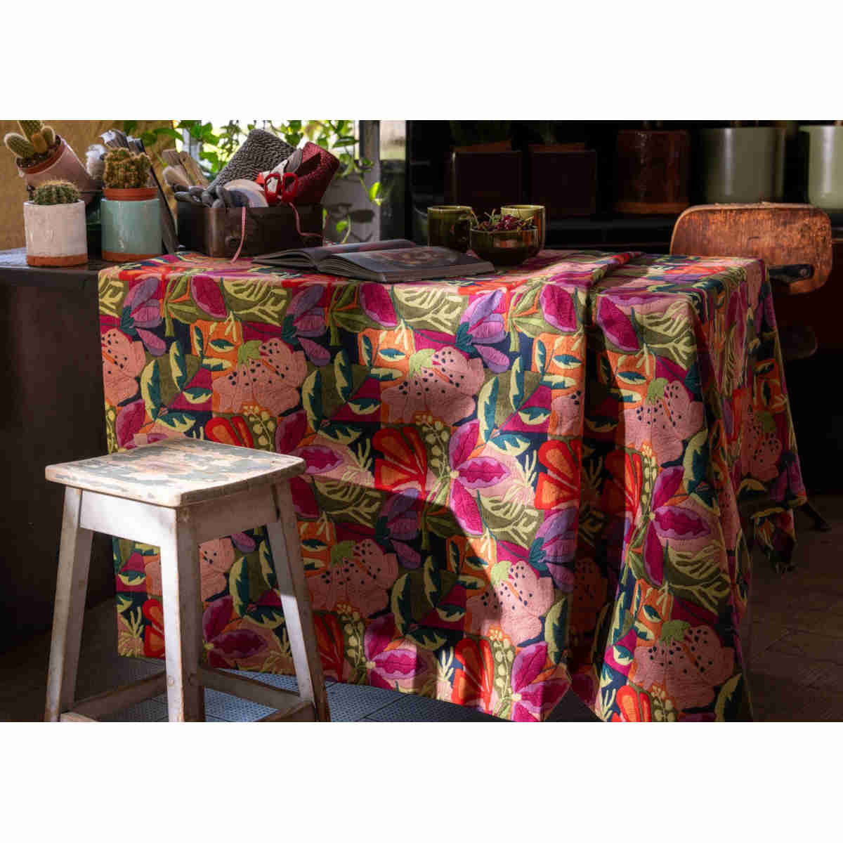 Tessitura Toscana Telerie Tablecloth Kiriku 170 x 270cm