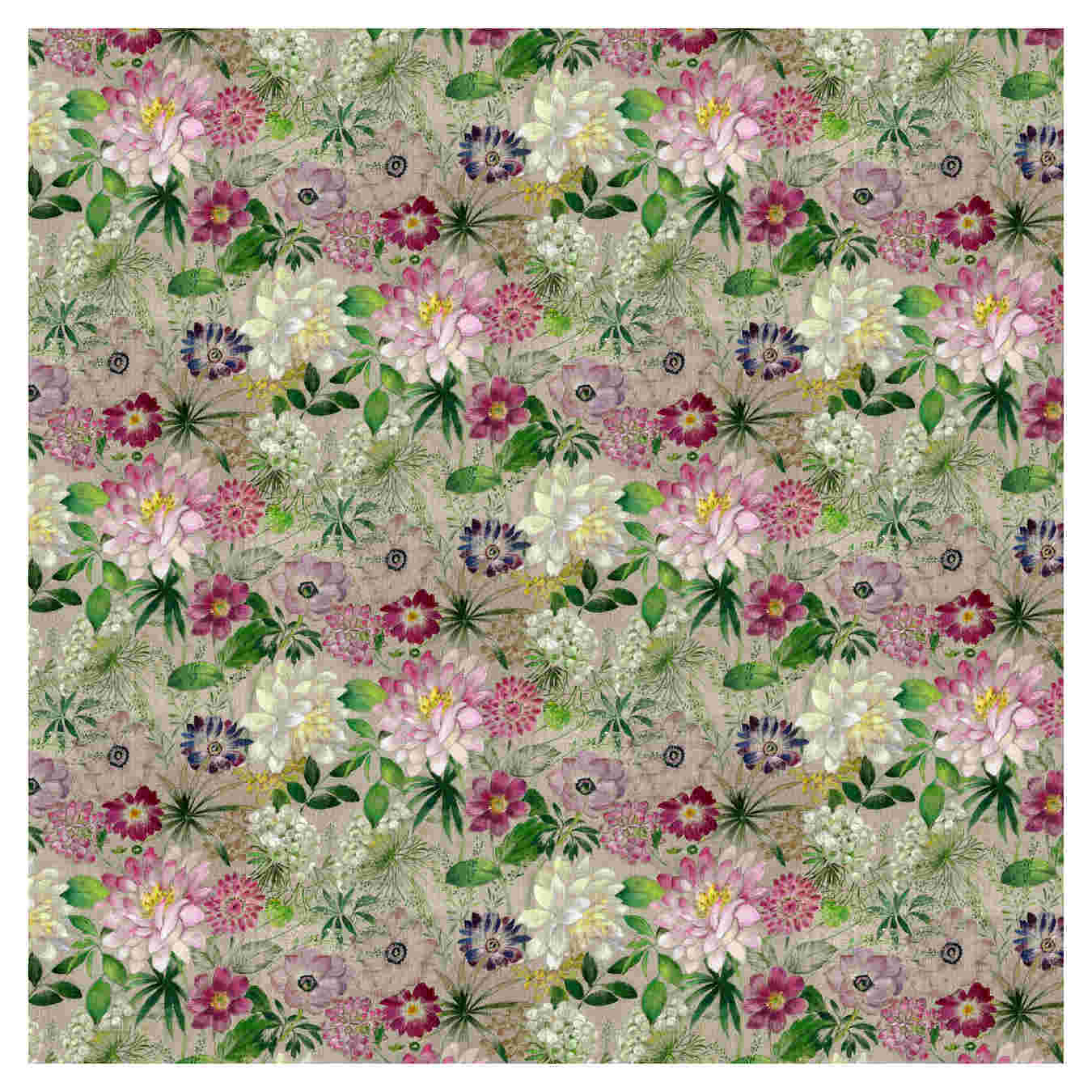 Tessitura Toscana Telerie Round Tablecloth La Vie en Rose 175cm