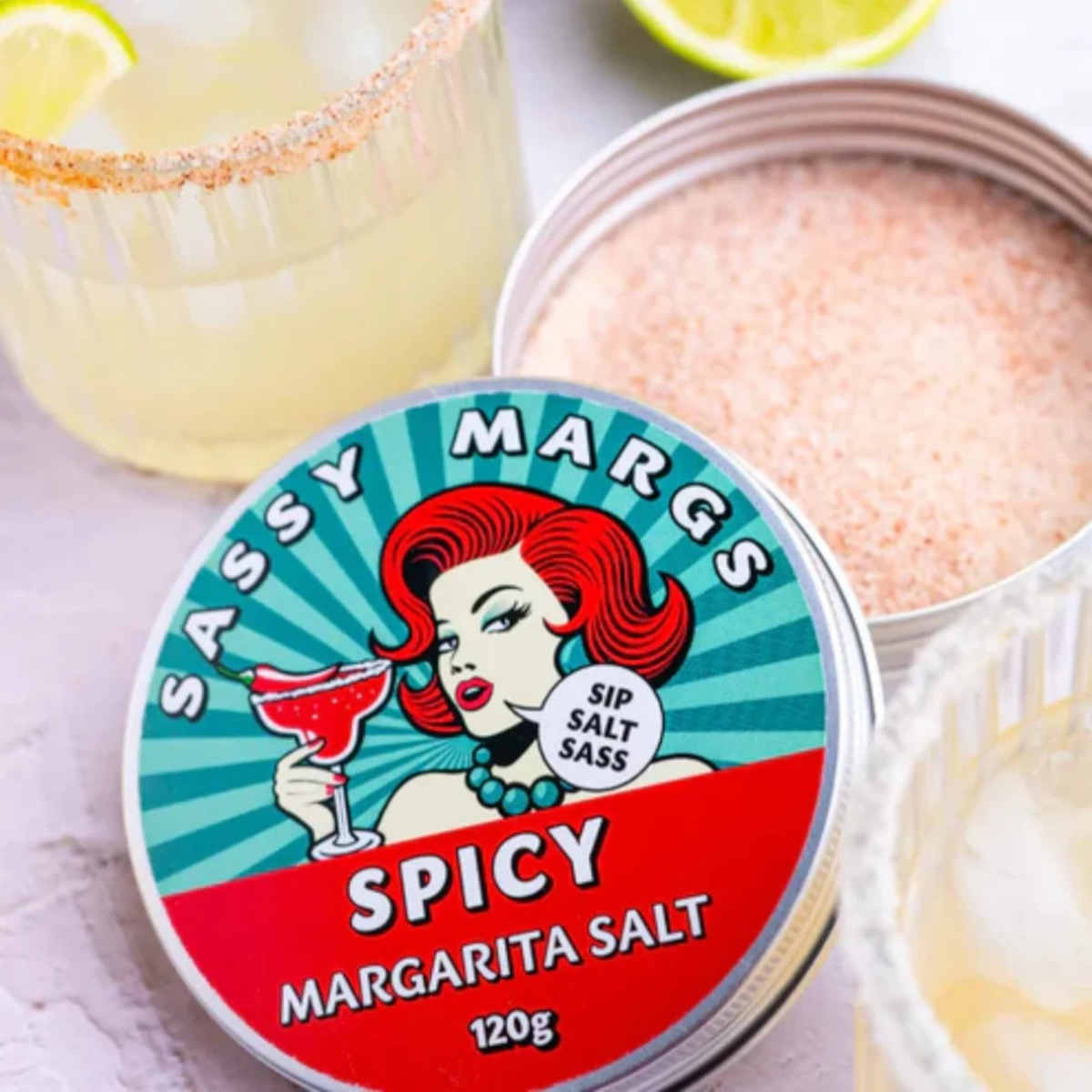 Sassy Marg's Spicy Margarita Salt 120g
