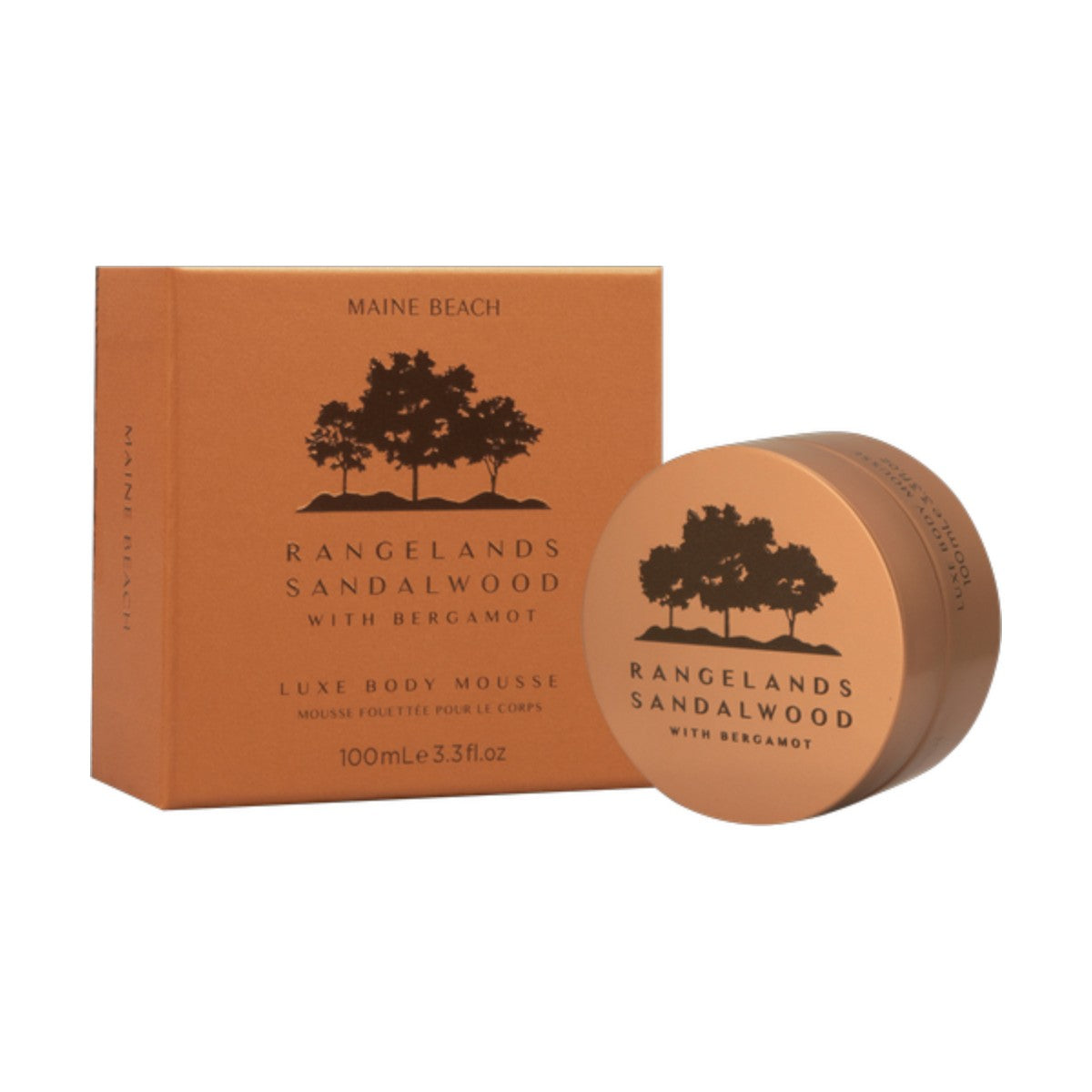 Maine Beach Rangelands Sandalwood Body Mousse 100ml | Minimax