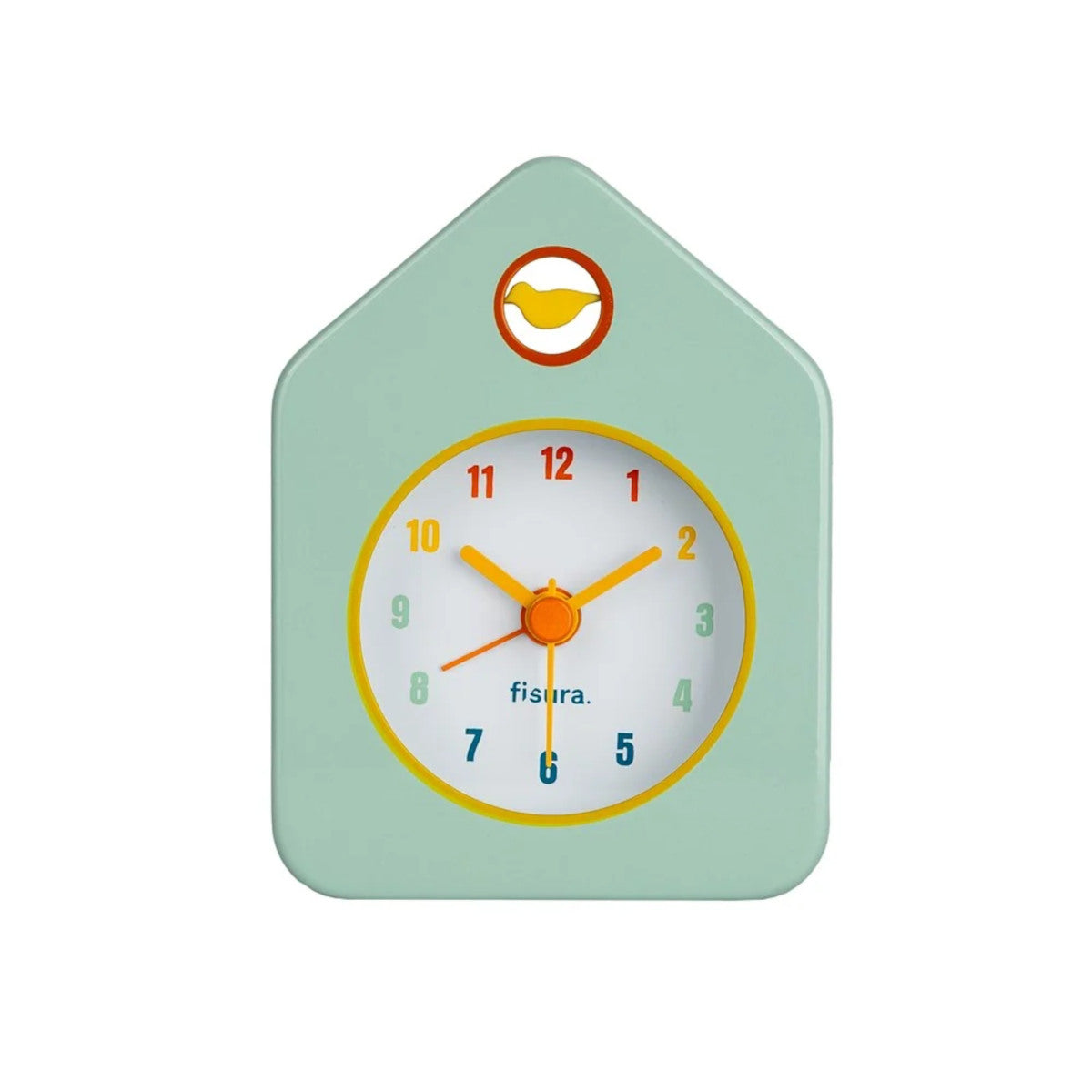 French Bazaar Mini House Metal Alarm Clock Green | Minimax