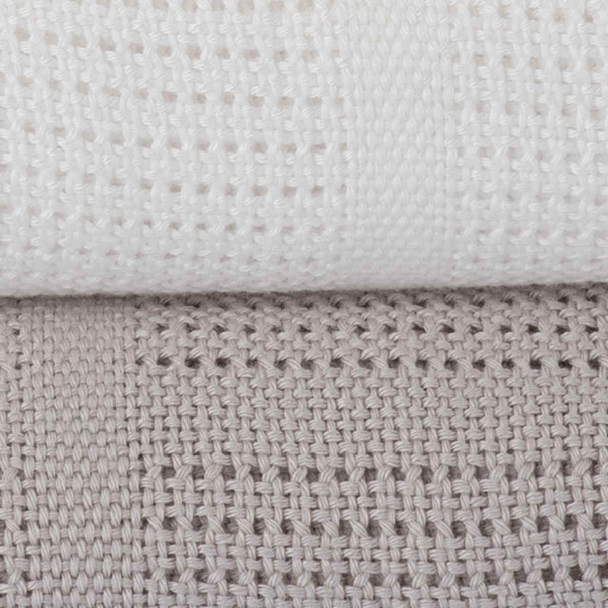 Little Bamboo Baby Cellular Blanket Stone Grey (Pack of 2) | Minimax