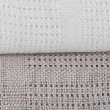 Little Bamboo Baby Cellular Blanket Stone Grey (Pack of 2) | Minimax