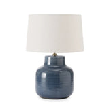 Madras Link Keaton Ceramic Lamp Dark Blue 57cm