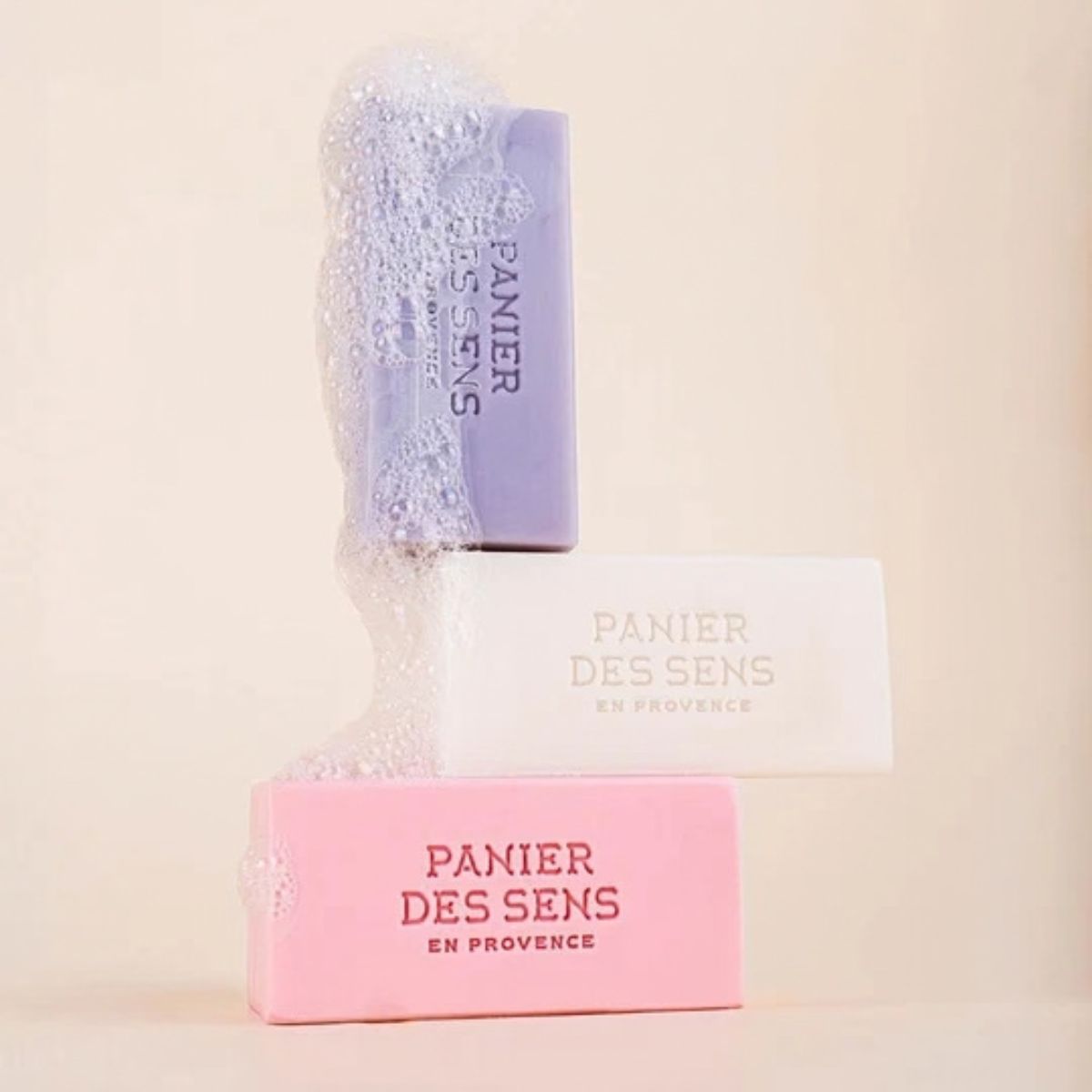 Panier des Sens Festive Soap Trio Cotton Lavender Rose Nectar