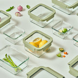 Glasslock Essential Square Oven Safe Container 450ml | Minimax - with food containers