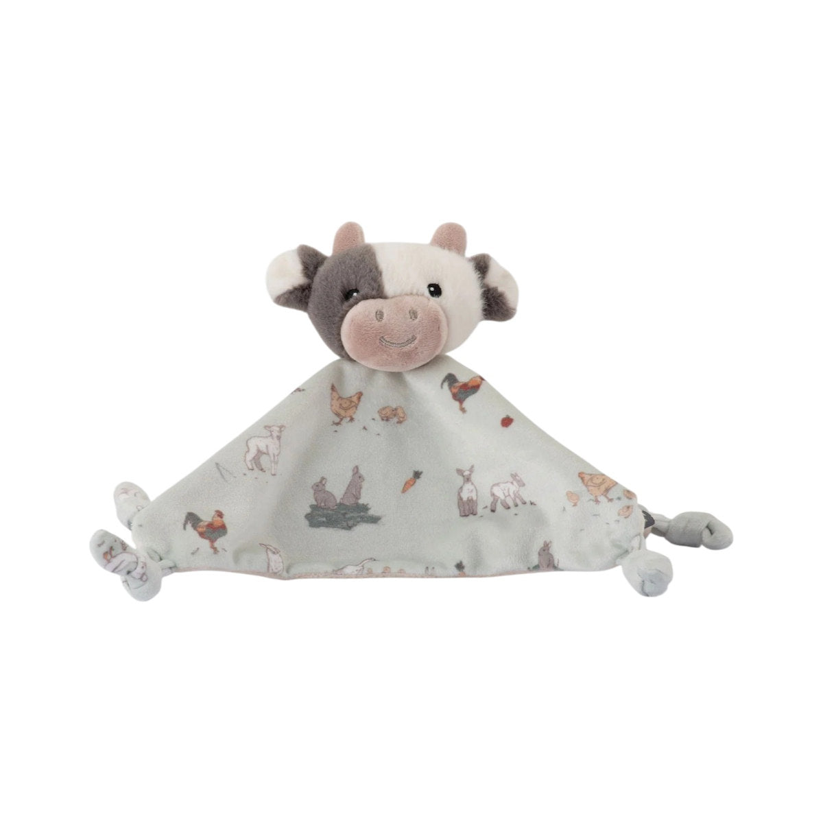 The Little Linen Co Baby Lovie/Comforter Farmyard Cow | Minimax