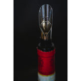 BarCraft Wine Pourer with Stopper Stainless Steel Set 2 Piece