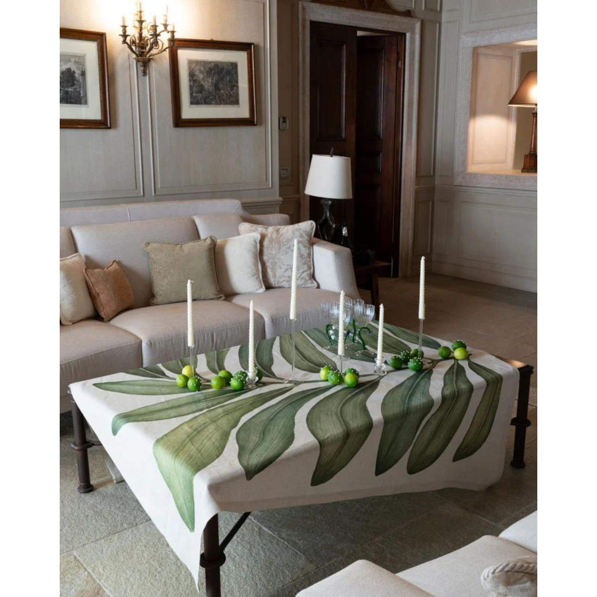 Tessitura Toscana Telerie Tamarindo Tablecloth 170x360cm