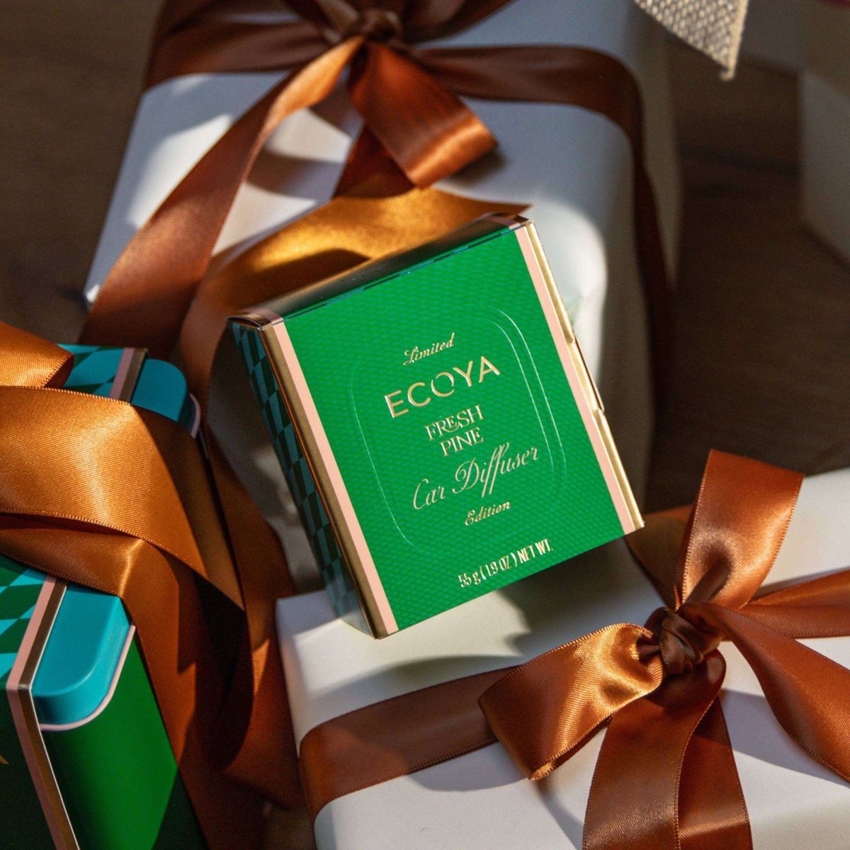 Ecoya Fresh Pine Car Diffuser Set