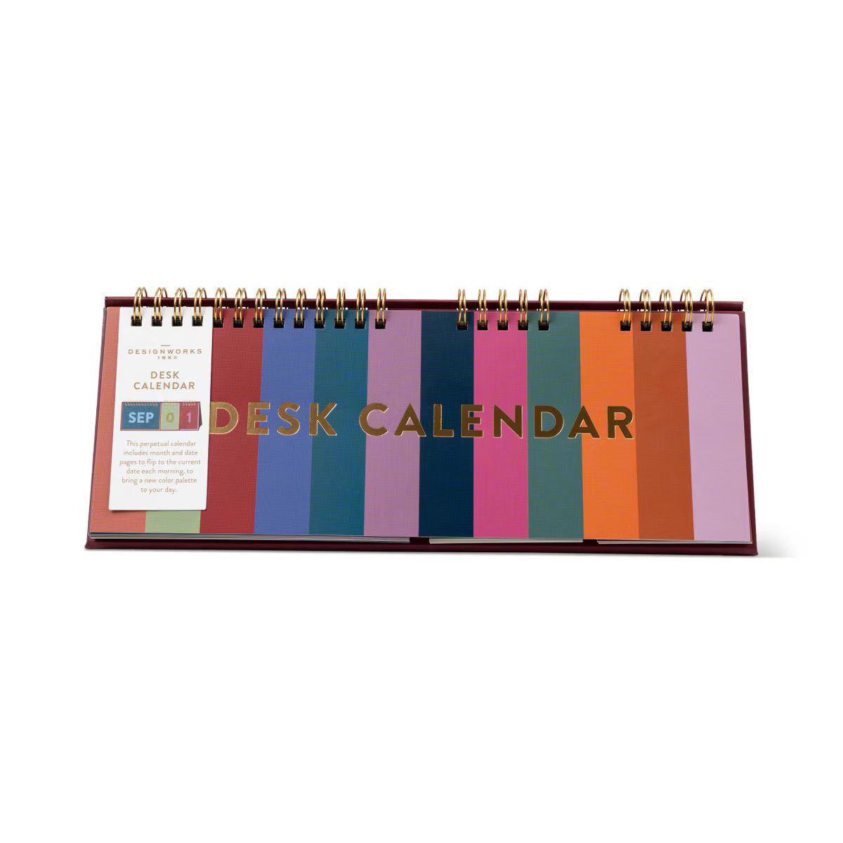 Designworks Ink Perpetual Desk Calendar Colourblock | Minimax
