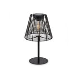 Mediterranean Market Cali Solar Table Lamp Black 33cm