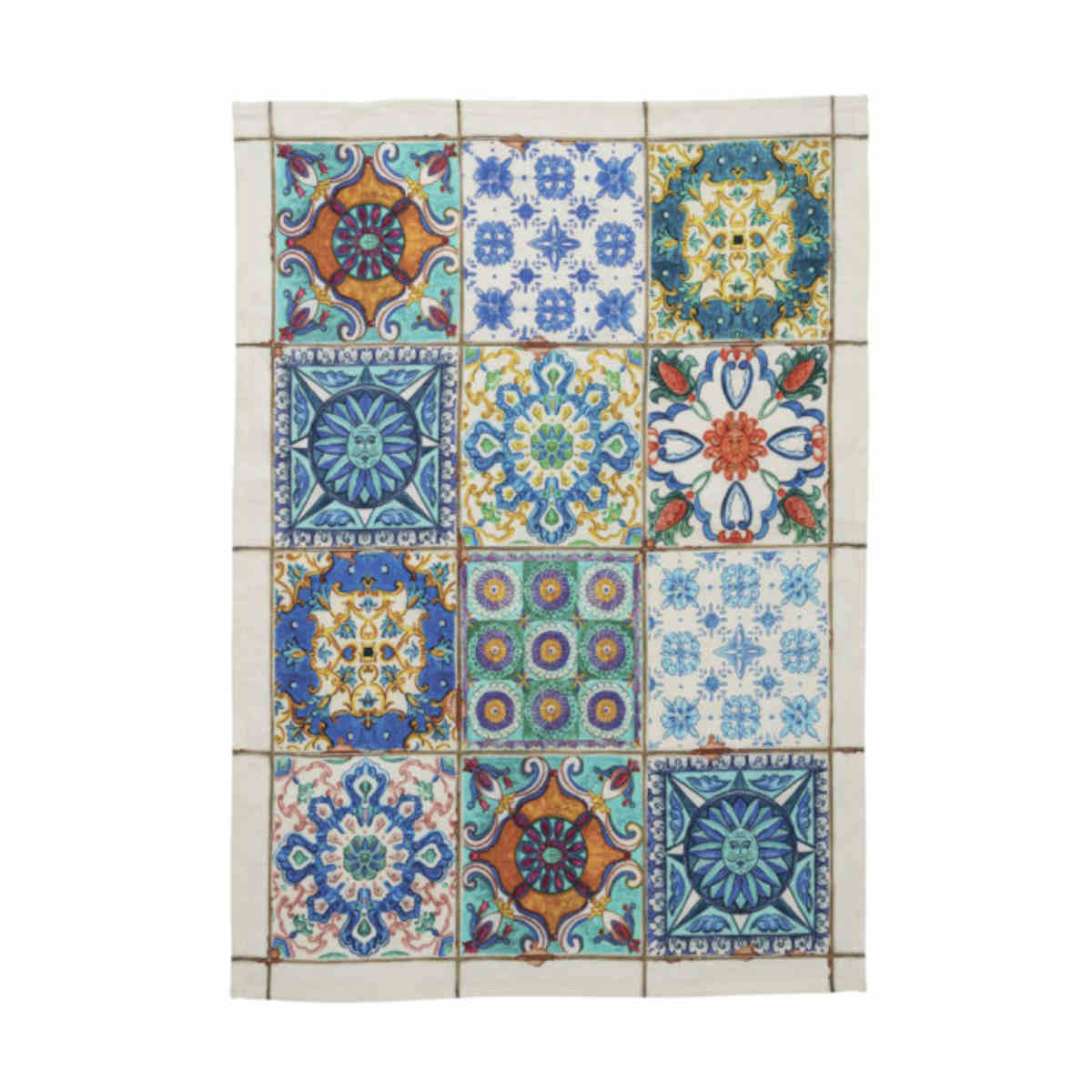 Tessitura Toscana Telerie Camastra Tea Towel Blue 50x70cm | Minimax