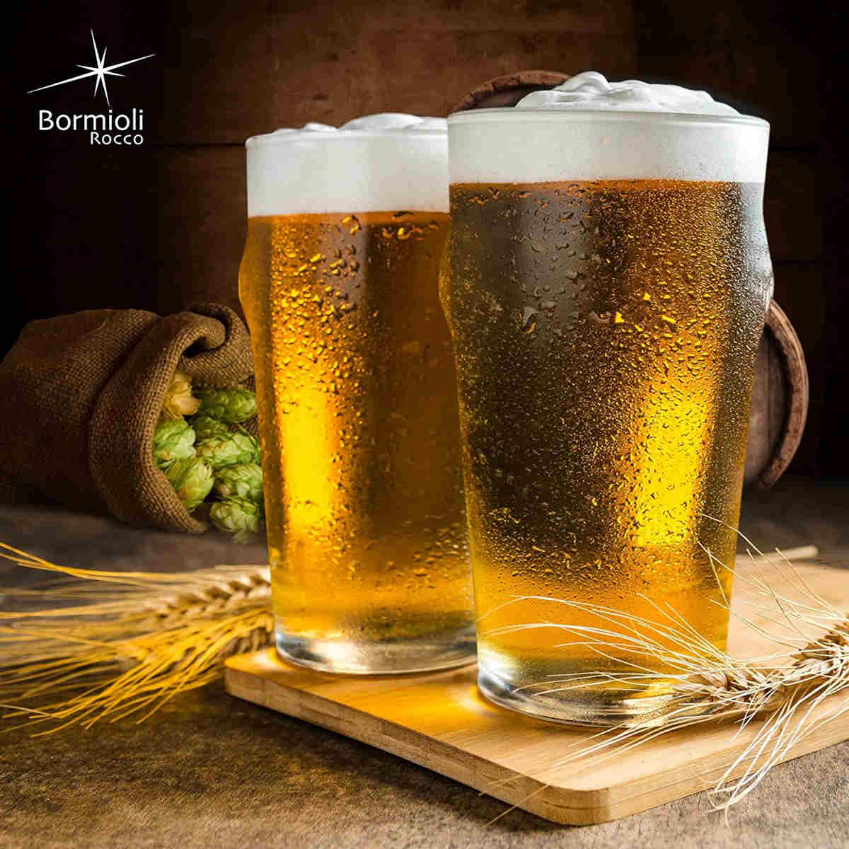 Bormioli Rocco Nonix Beer Glass 585ml (Set of 2) | Minimax
