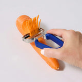 SVNA Stainless Steel Blade Y Julienne Peeler Blue | Minimax