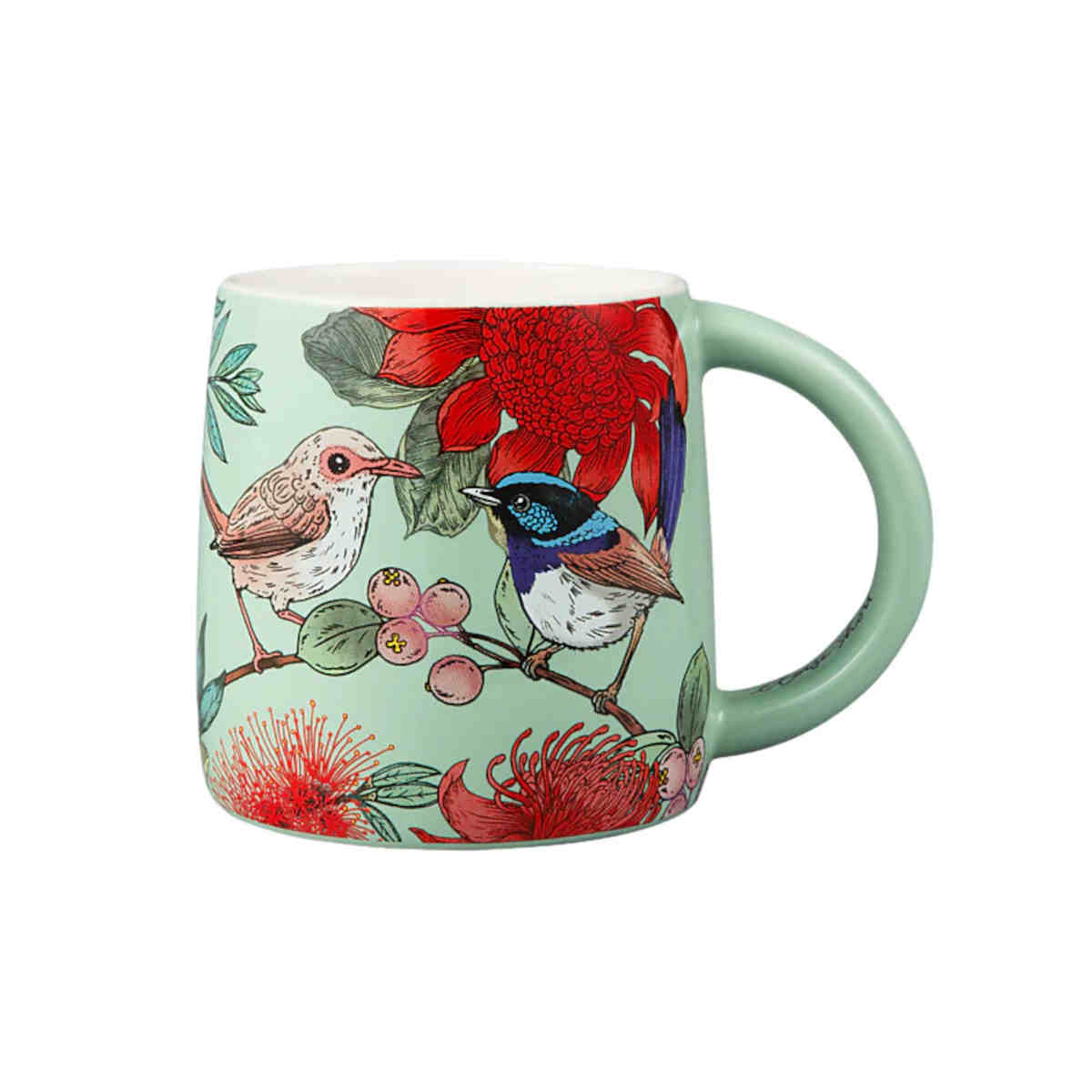 Maxwell & Williams Eloise Short Native Grace Superb Fairy Wren Mug | Minimax