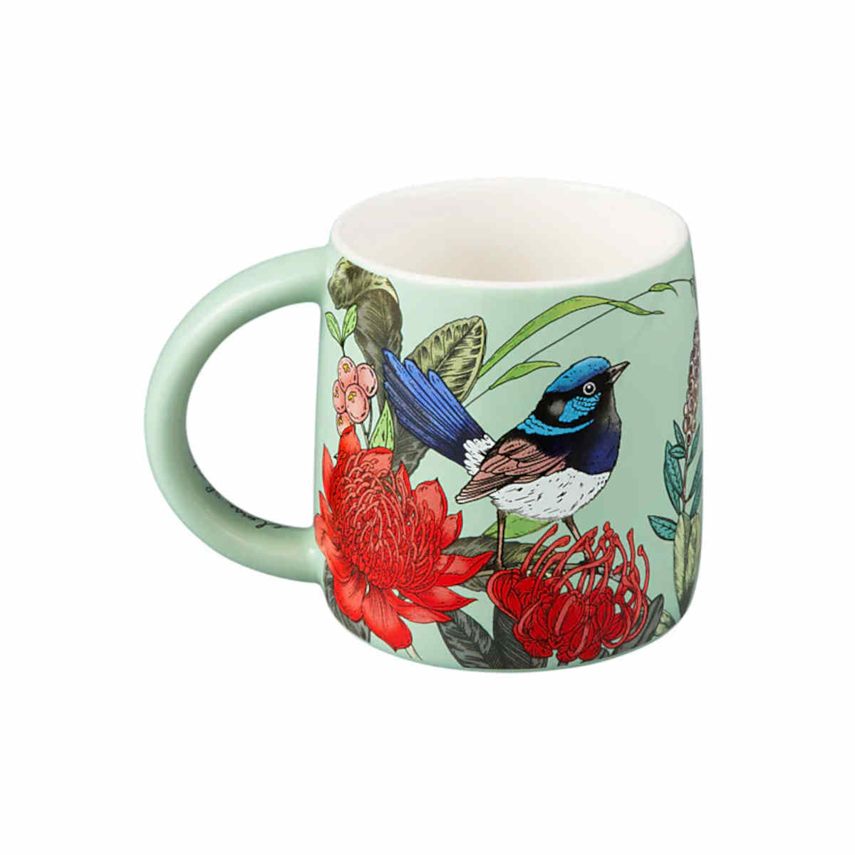 Maxwell & Williams Eloise Short Native Grace Superb Fairy Wren Mug | Minimax