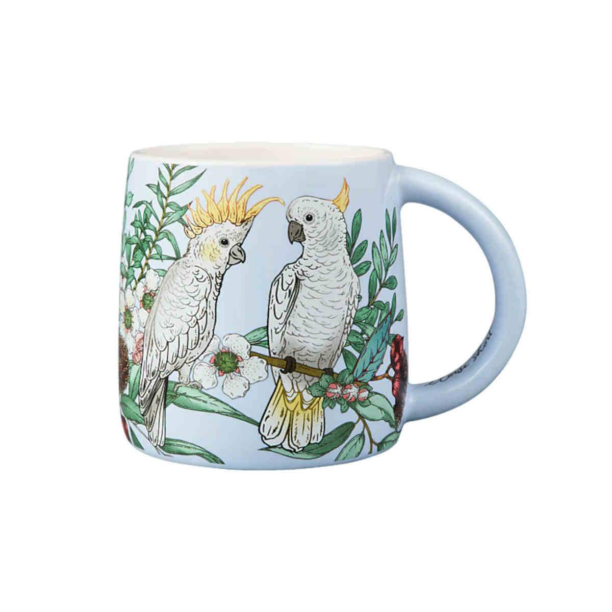 Maxwell & Williams Eloise Short Native Grace Yellow Crested Cockatoo Mug | Minimax