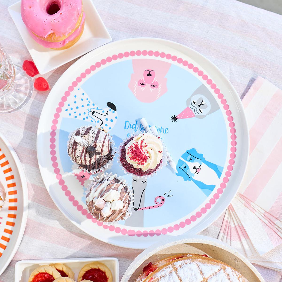 Annabel Trends Serving Plate - Did Someone Say Cake | Minimax - with desserts on the table