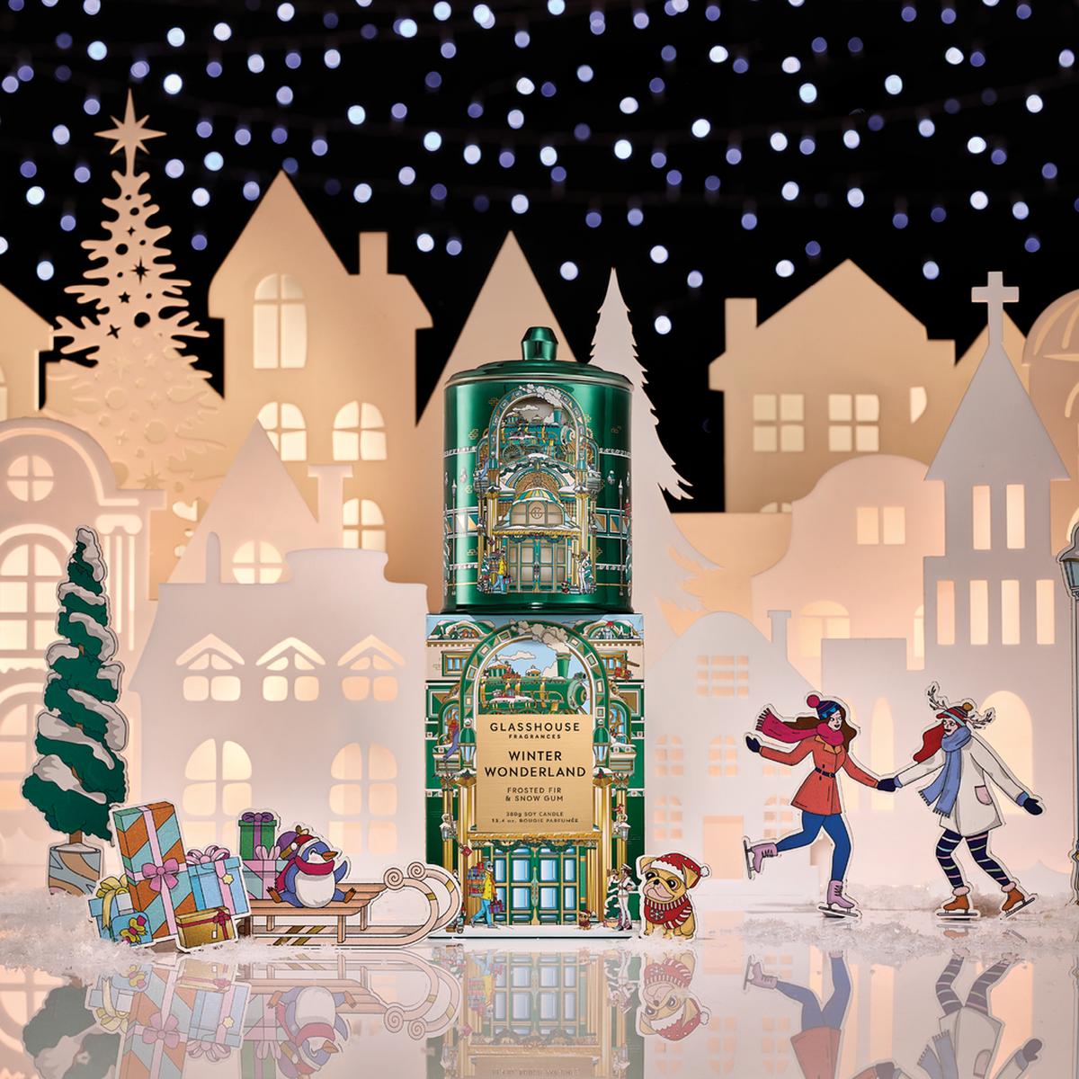 Glasshouse Fragrances Winter Wonderland 2025 Candle 380g