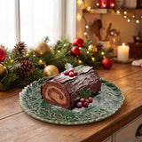 Casero Noel Holly Stoneware Plate Jade 27cm | Minimax
