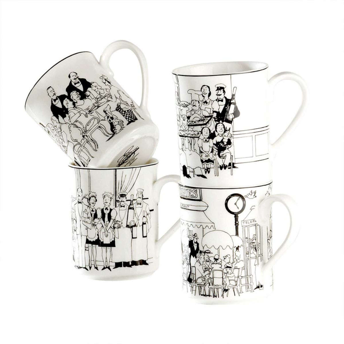 Noritake Le Restaurant Mug 350ml (Set of 4)