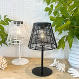 Mediterranean Market Cali Solar Table Lamp Black 33cm