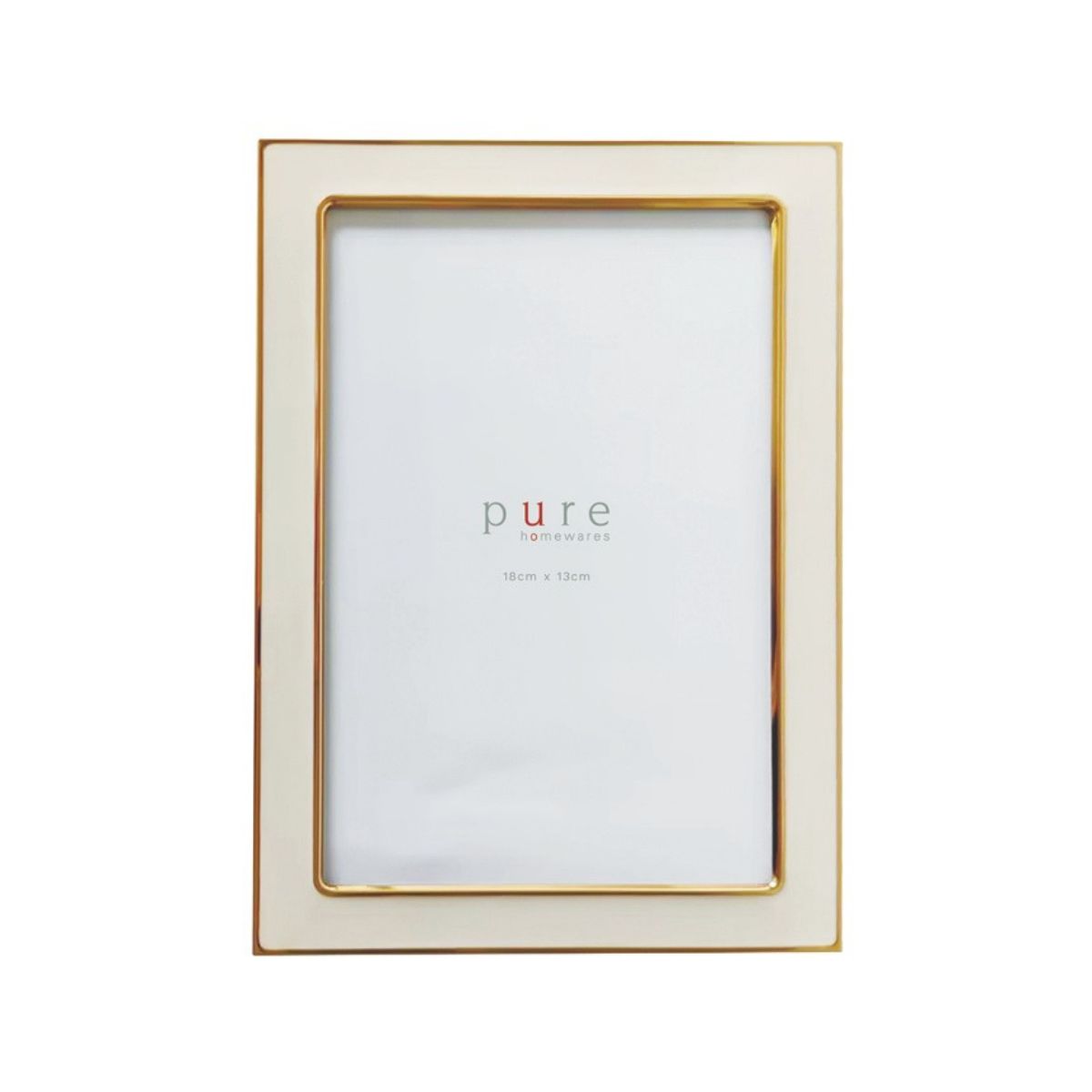 Swing Gifts Isla Alloy Frame White Gold 18x13cm