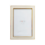 Swing Gifts Isla Alloy Frame White Gold 18x13cm