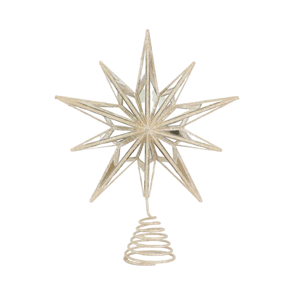 Florabelle Mirror Star Tree Topper 31cm | Minimax