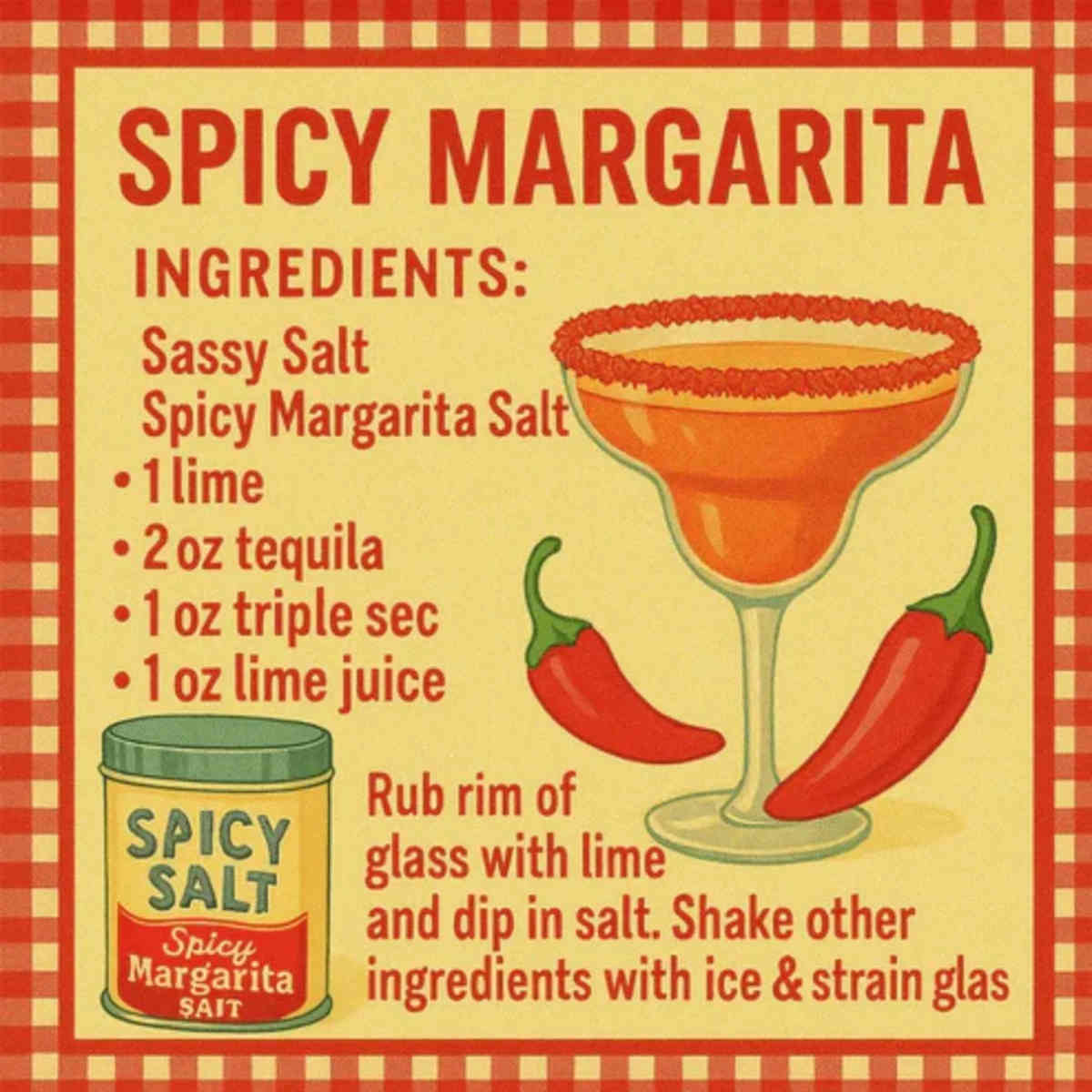 Sassy Marg's Spicy Margarita Salt 120g