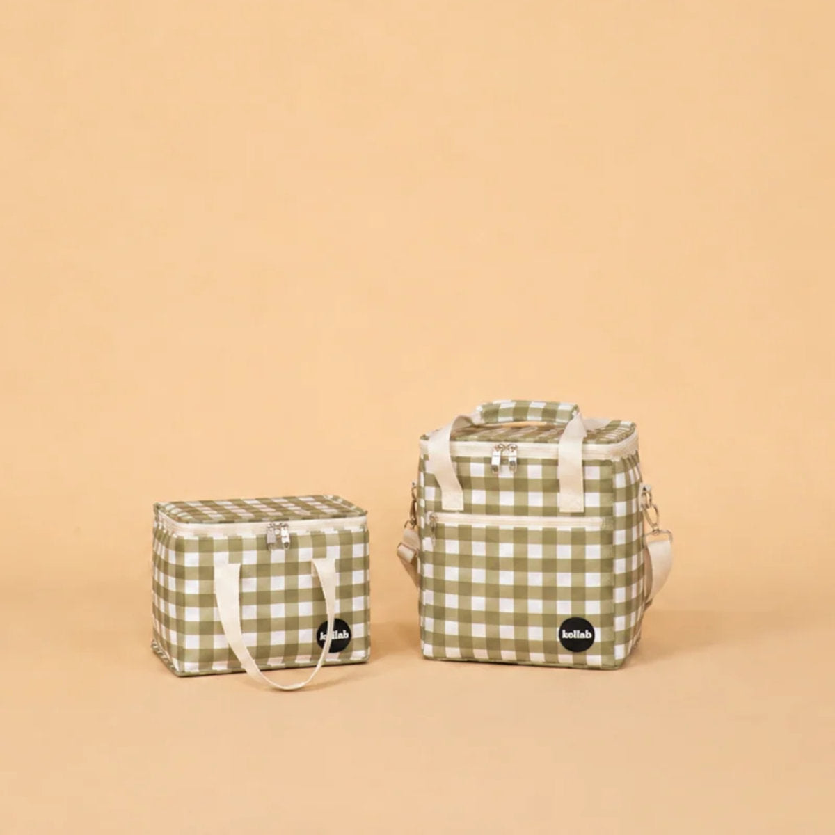 Kollab Lunch Bag Olive Check | Minimax