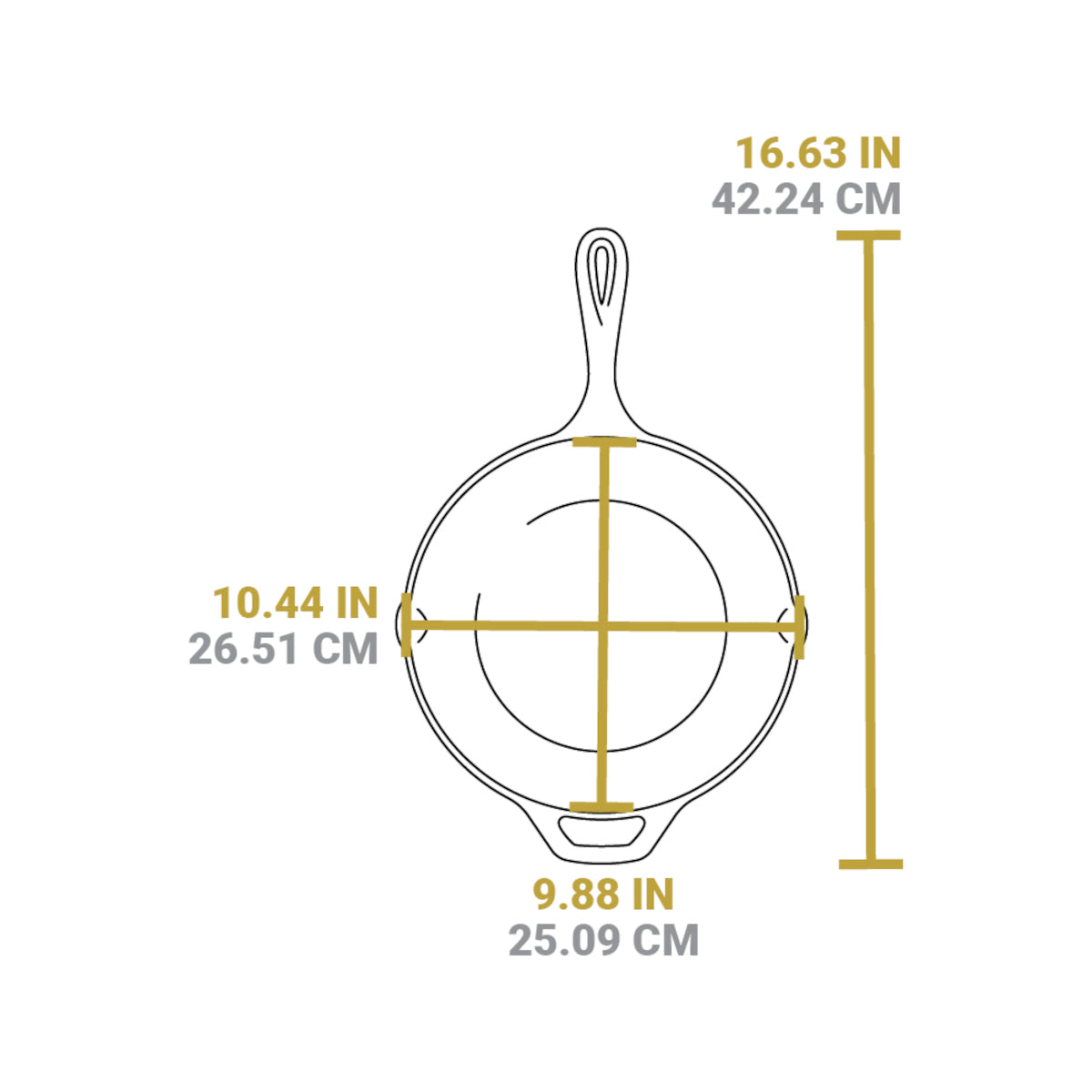 Lodge Chef's Skillet Set 3 Piece | Minimax