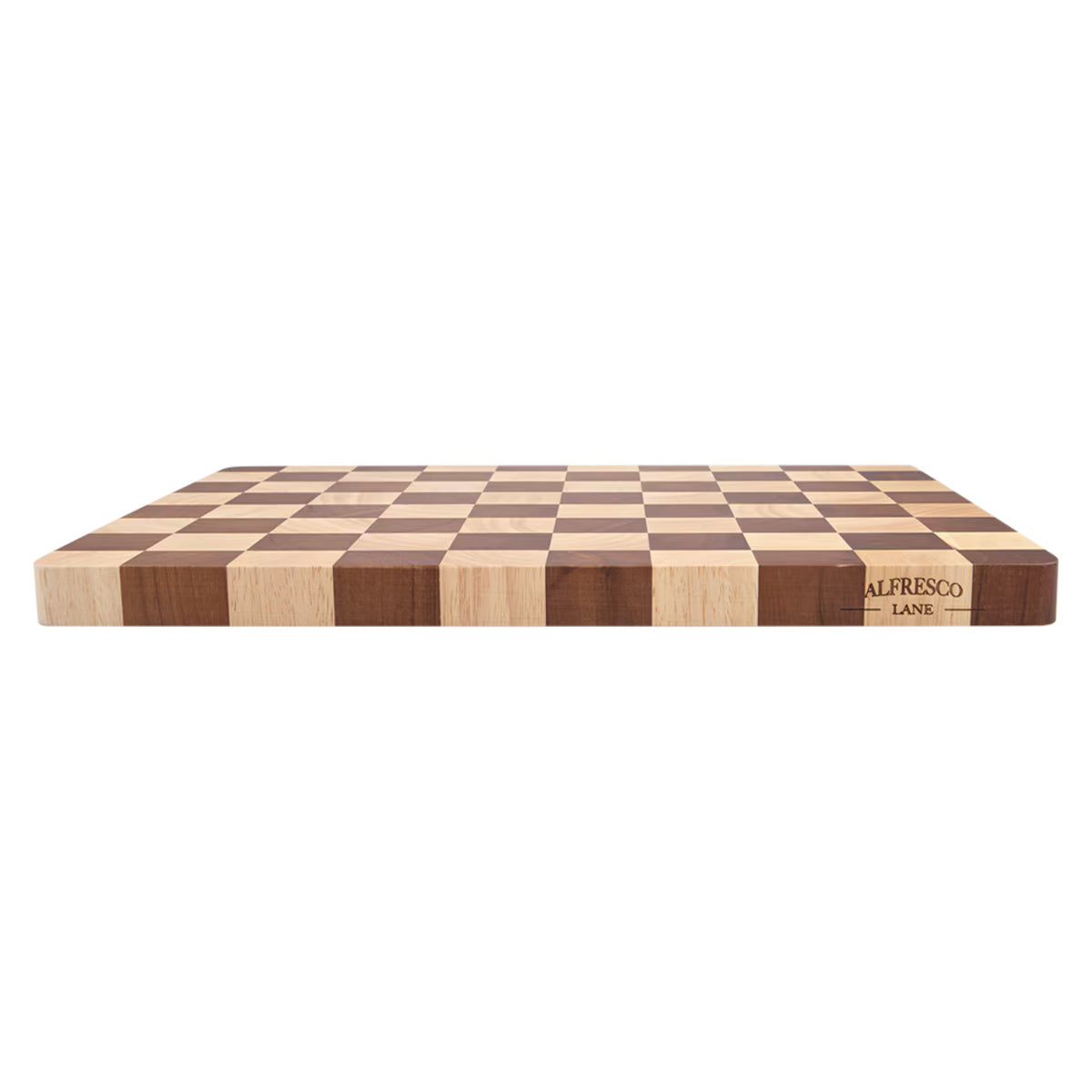 Alfresco Lane Checquered End Grain Cutting Board 40x30x2.5cm
