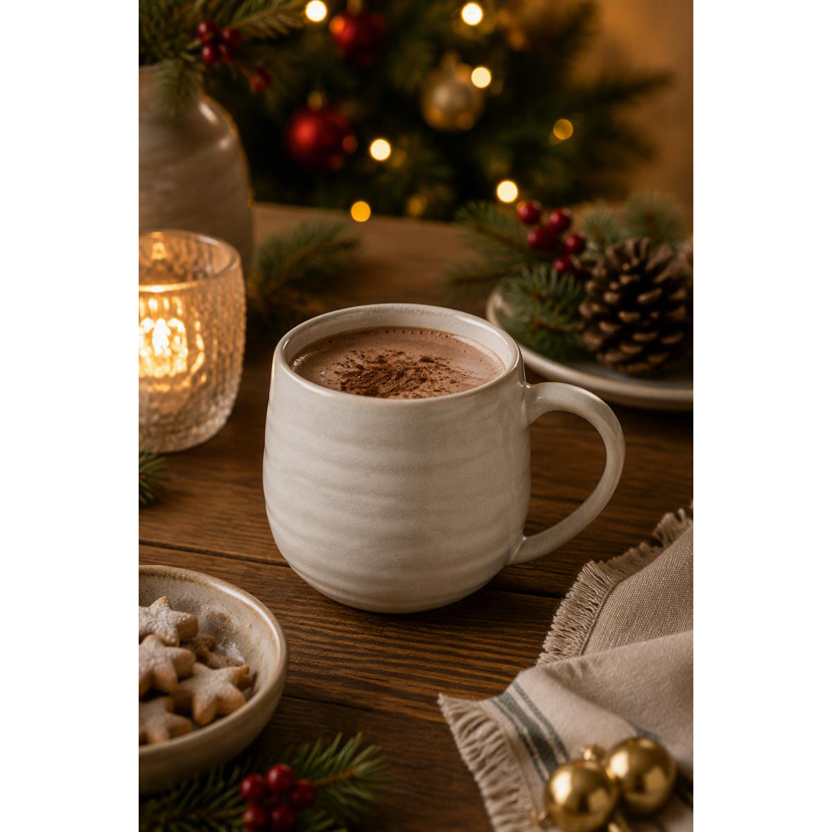 Casero Swirl Mug Linen 300ml | Minimax