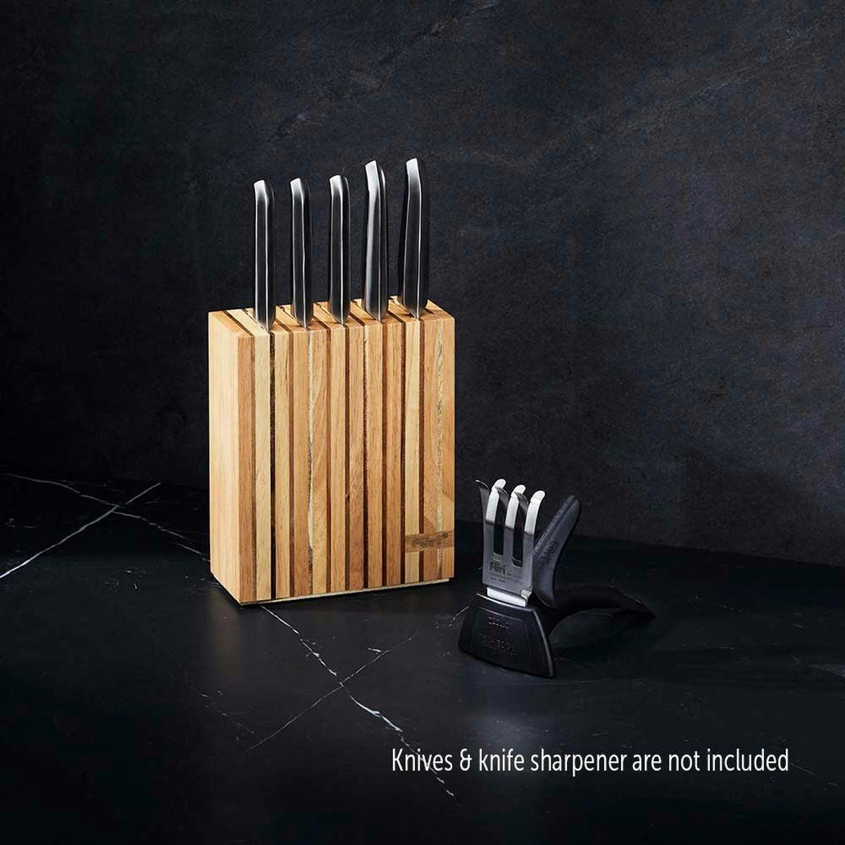 Furi Pro 5 Slot Wood Knife Block