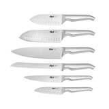 Furi Stone Knife Block Set Snow Terrazzo 7 Piece
