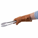 Urban Grill Leather BBQ Gloves Tan 38cm