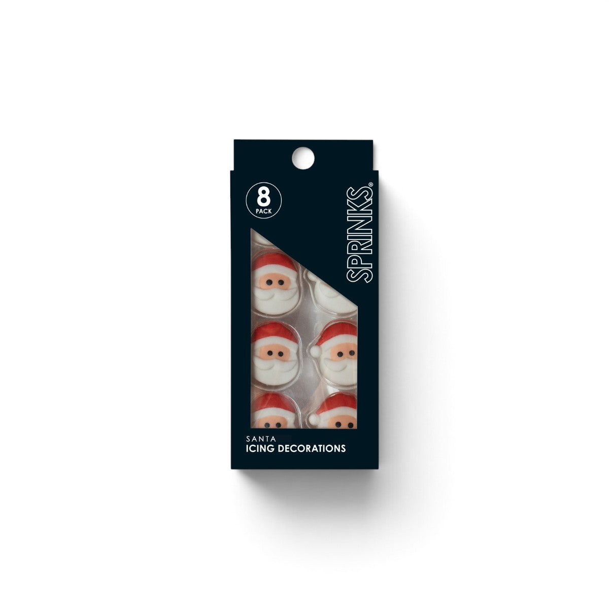 Sprinks Icing Decorations Santa 8 Pieces