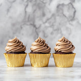 Papyrus Foil Baking Cups Gold Pack of 50