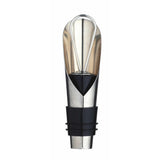 BarCraft Wine Pourer with Stopper Stainless Steel Set 2 Piece