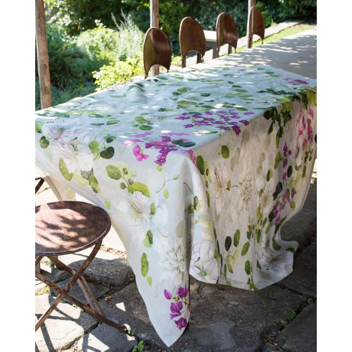 Tessitura Toscana Telerie Biscondola Cotton Tablecloth 170x310cm