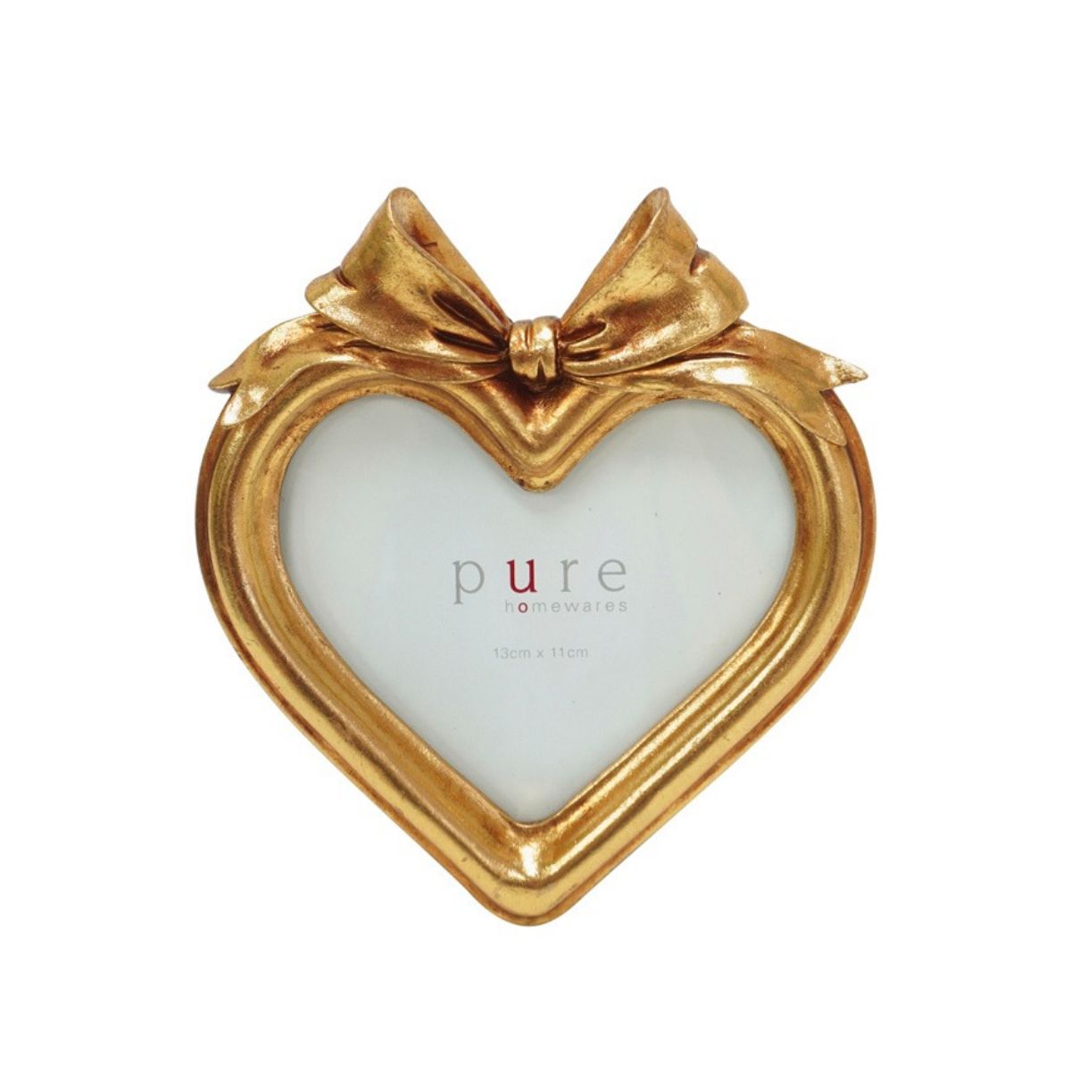 Swing Gifts Dubois Resin Heart Photo Frame Gold 15x17cm