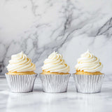 Papyrus Foil Baking Cups Silver Pack of 50