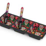 Prepara Day of the Dead Three Section Tray  | Minimax