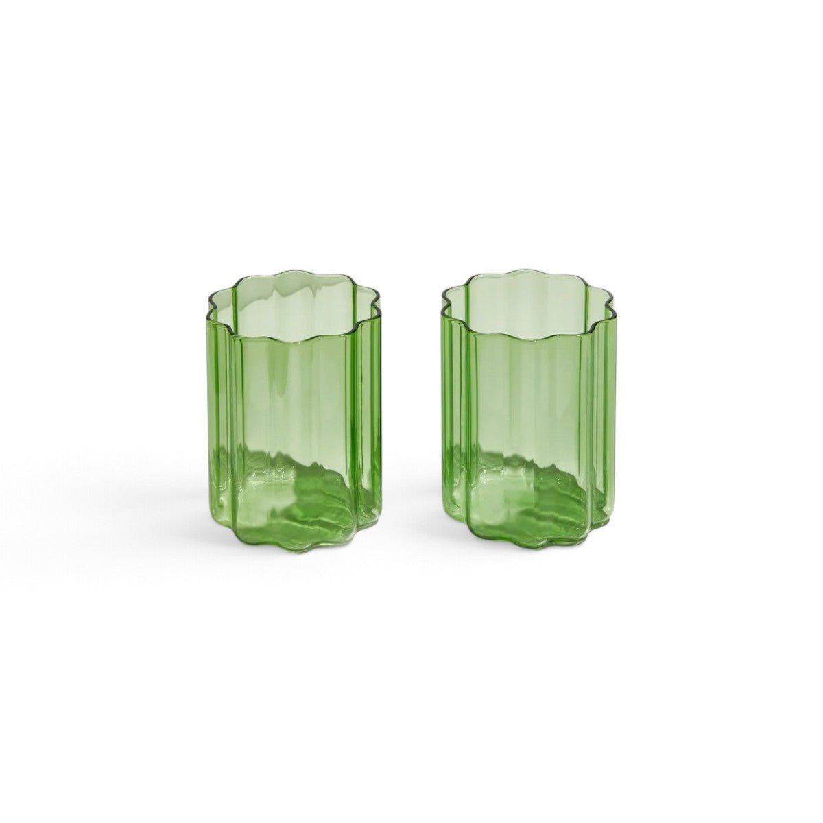 Fazeek Wave Tumbler Green 380ml Set of 2
